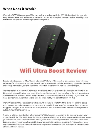 The Best Strategy To Use For Wifi Ultraboost Review