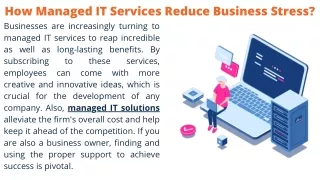 how managed it services reduce business stress