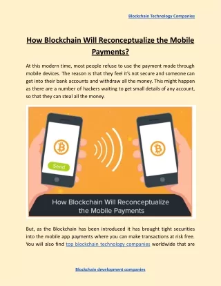 blockchain technology companies