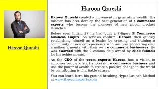 haroon qureshi