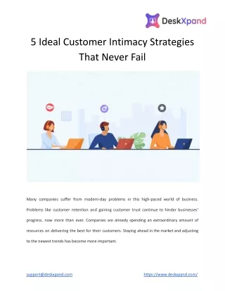 5 ideal customer intimacy strategies that never