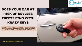 does your car at risk of keyless theft find with