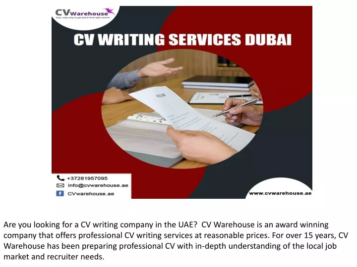 are you looking for a cv writing company