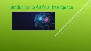 introduction to artificial intelligence