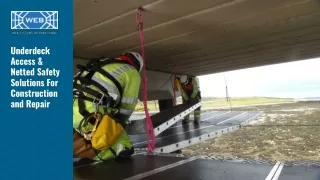 underdeck access netted safety solutions