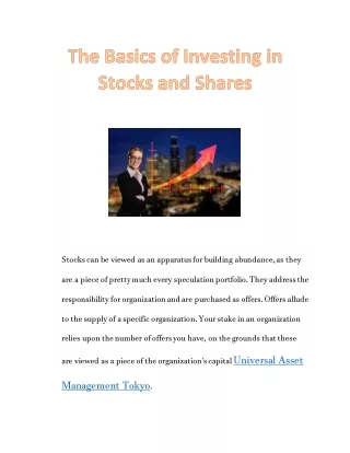 stocks can be viewed as an apparatus for building