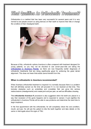 orthodontics is a method that has been very