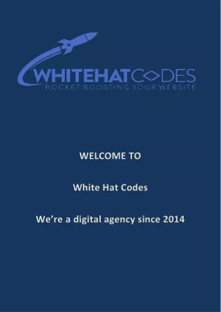 Whitehat Codes Best SEO Services
