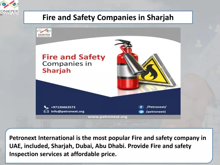 fire and safety companies in sharjah