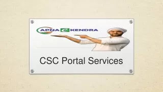 csc portal s ervices