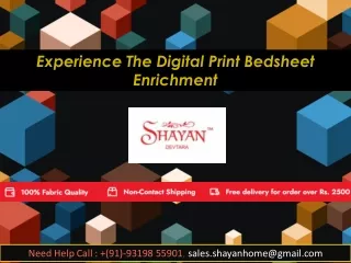 Experience The Digital Print Bedsheet Enrichment
