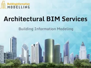 architectural bim services