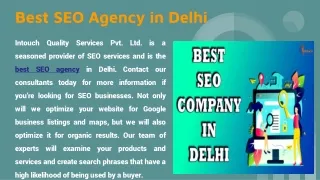 Best SEO Agency in Delhi