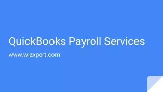 QuickBooks Payroll Services pdf