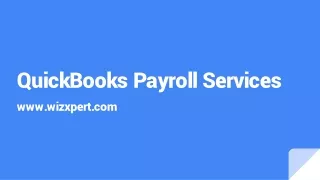 QuickBooks Payroll Services ppt