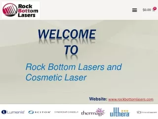 Lightsheer Desire Laser for Skin and Facial Treatment Services.