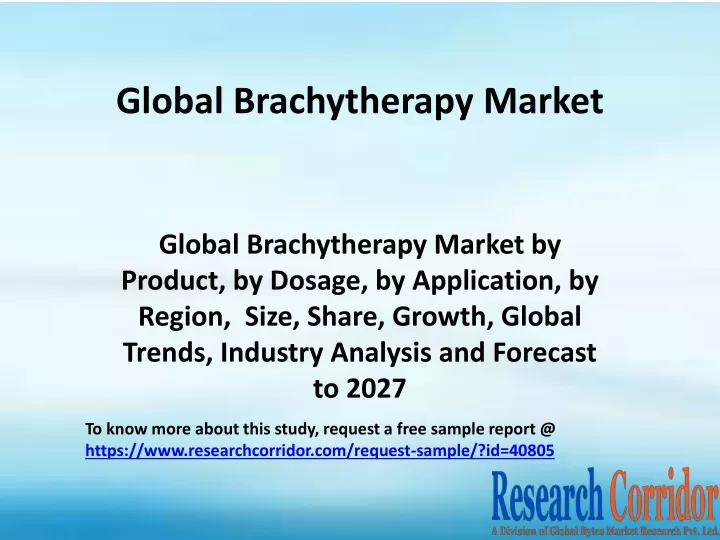 global brachytherapy market