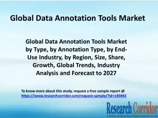 global data annotation tools market