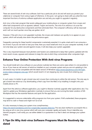 Make Improvements To Your Online Protection With Anti-virus Software