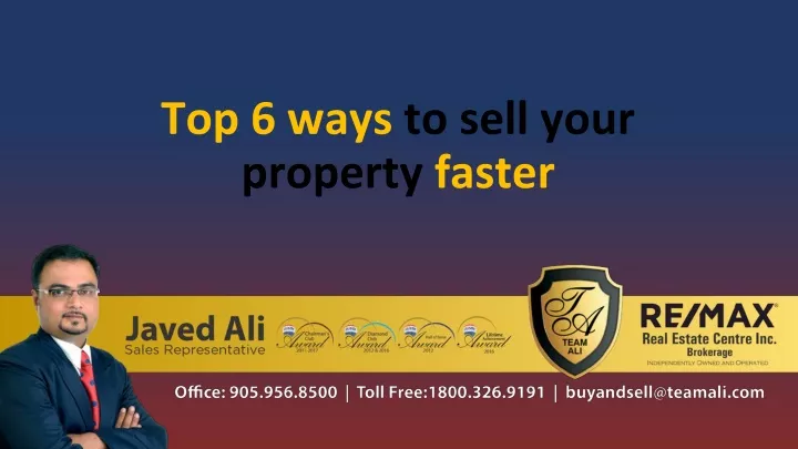 top 6 ways to sell your property faster
