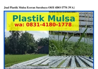 Jual Plastik Mulsa Eceran Surabaya Ö831_ㄐ18Ö_1ᜪᜪ8{WA}
