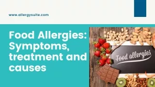 Food Allergies Symptoms, treatment and causes (1)