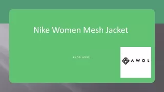 nike women mesh jacket