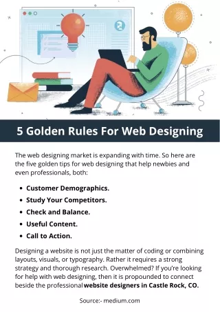 5 Golden Rules For Web Designing