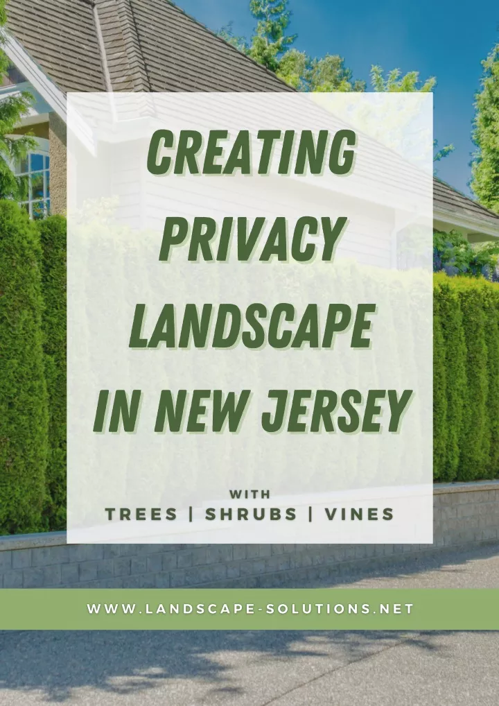 creating creating privacy privacy landscape