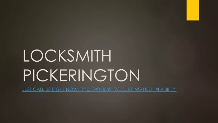 locksmith pickerington
