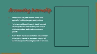 How can Graduate and undergraduate students find an internship