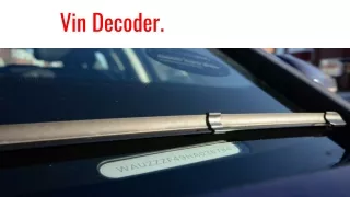 vin decoder