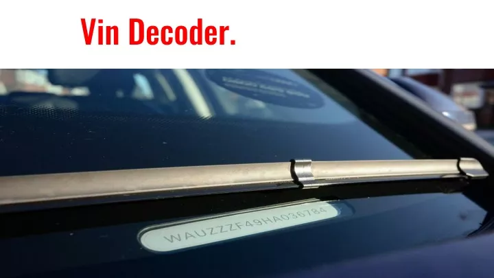 vin decoder