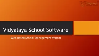 vidyalaya school software