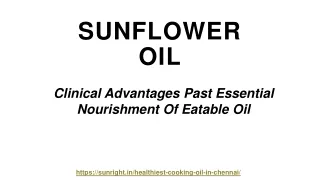 sunflower oil