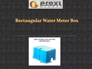 rectangular water meter box