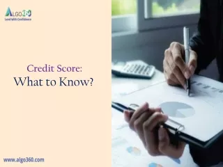 Credit Score: What to Know?