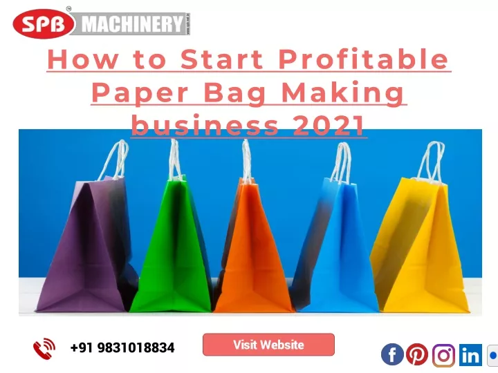 how to start profitable paper bag making business