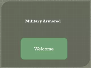 Armored Vehicles Supplier- Reasons To Choose The Armored Vehicle