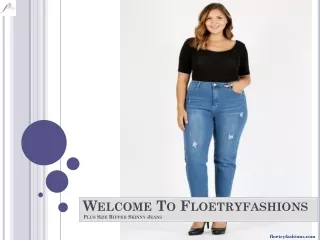 Plus Size Ripped Skinny Jeans