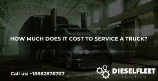 how much does it cost to service a truck
