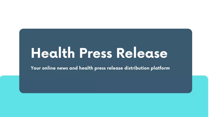 health press release
