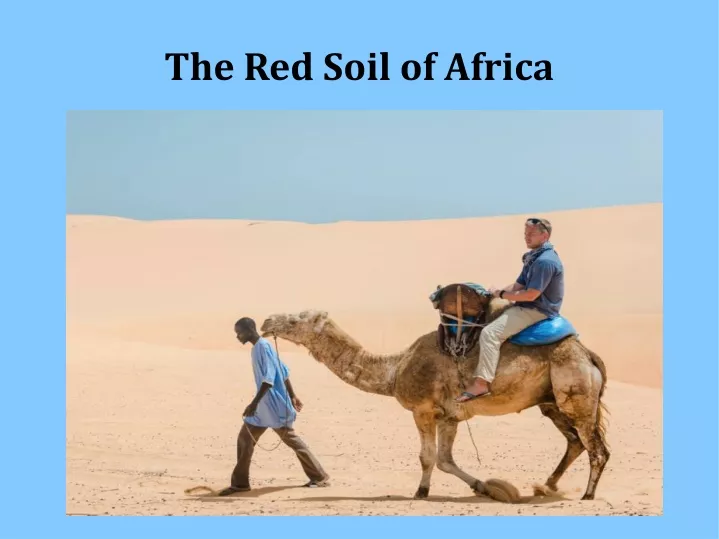 the red soil of africa