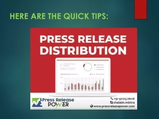 An Absolutely Successful Press Release Distribution Format Tips- PowerPoint PPT Presentation