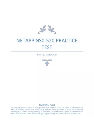 netapp ns0 520 practice test