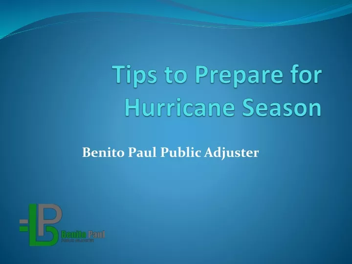 tips to prepare for hurricane season