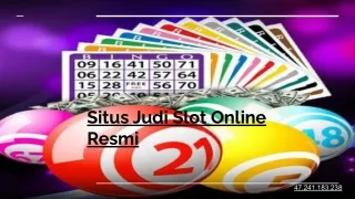 Situs Judi Slot Online Resmi