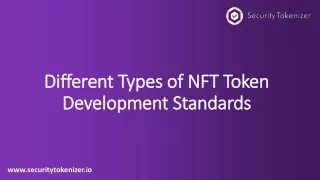 different types of nft token development standards