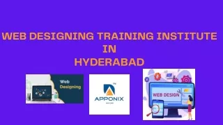 web designing training institute in hyderabad