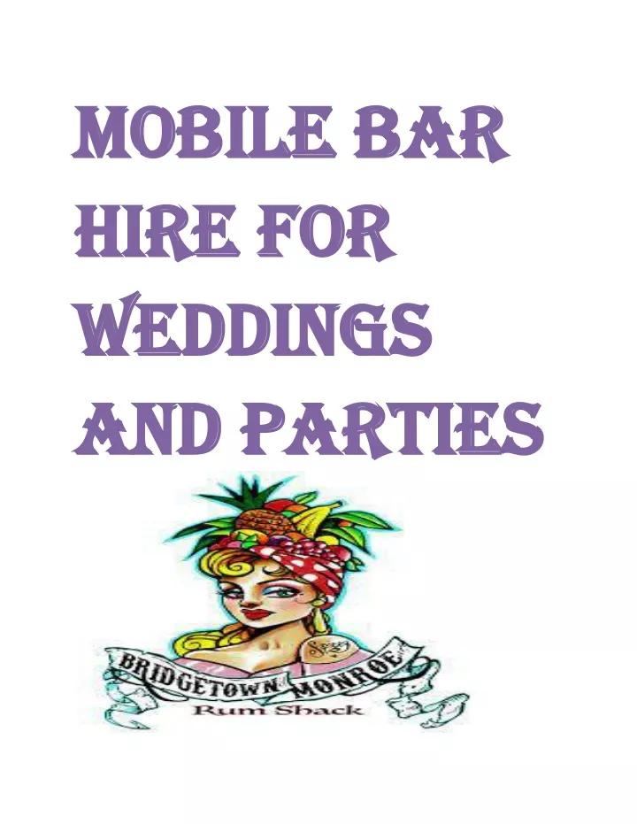 mobile bar mobile bar hire for hire for weddings